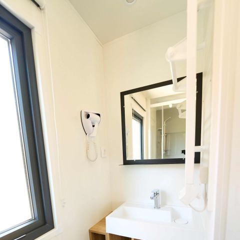 BUNGALOW 6 personnes - Mobil-home PREMIUM - 32 m² - 3 chambres + climatisation