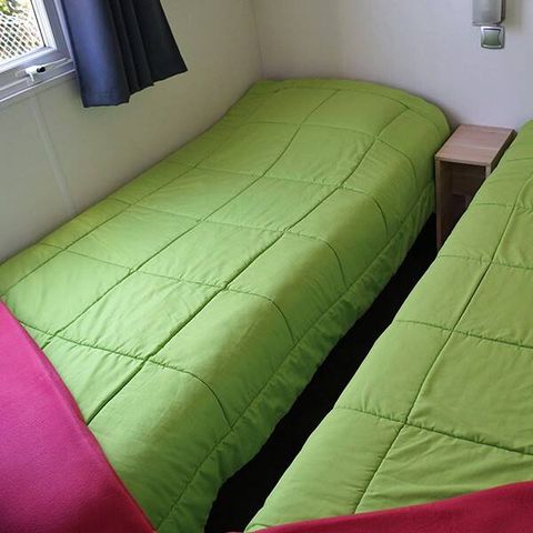 Mobilheim 4 personen - Classic | 2 Zi. | 4 Pers. | Erhöhte Terrasse | TV