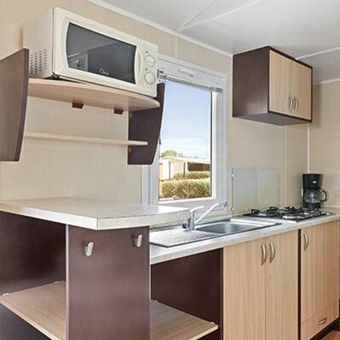 Mobilheim 4 personen - Classic | 2 Zi. | 4 Pers. | Erhöhte Terrasse | TV