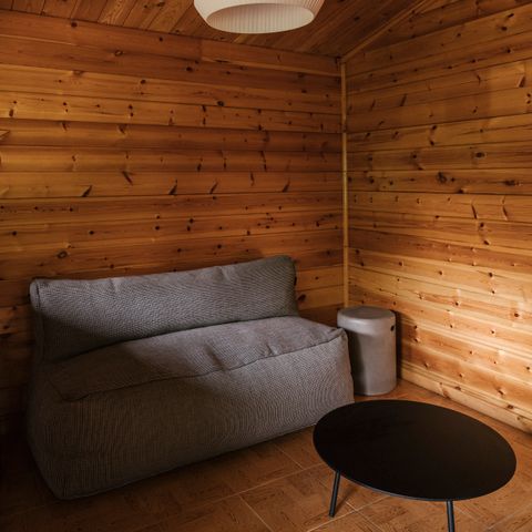 Bungalow 2 personen - Bungalow Basic Family Litera (stapelbed)