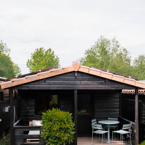 Bungalow 2 personen - Bungalow Basic Family Litera (stapelbed)