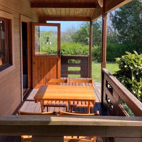 Bungalow 2 personen - Bungalow Basic Family Litera (stapelbed)