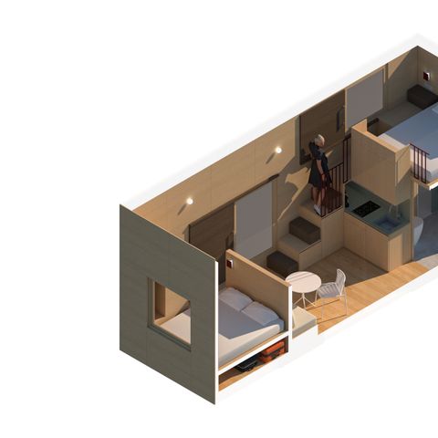 UNUSUAL ACCOMMODATION 2 people - Tiny Home Family