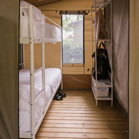 Tente en toile et en bois 2 personnes - Cottage Family Tent