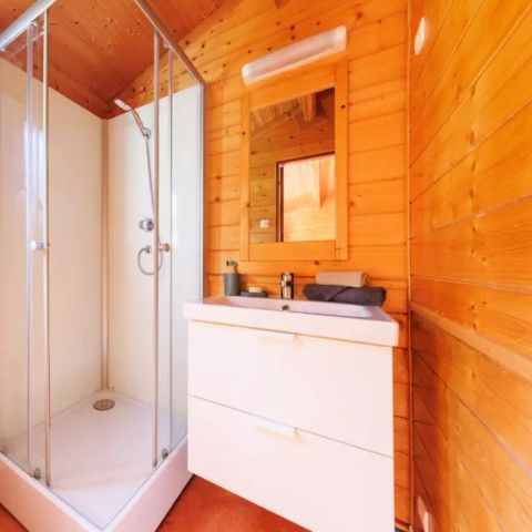 MOBILHOME 5 personnes - Chalet Edelweiss 3 Pièces 5 Personnes + TV