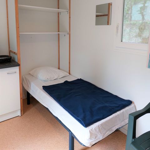 Chalet 2 personen - CHALET FERTIG ZUM CAMPING mit Küchenzeile / ohne Bad