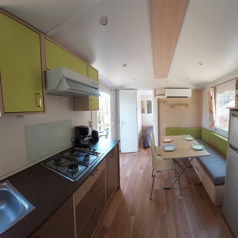 MOBILHOME 4 personas - SUN ROLLER climatizado
