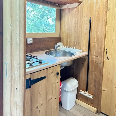 CANVAS AND WOOD TENT 4 people - Caba'tente