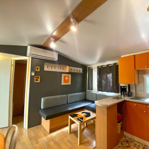 MOBILHOME 4 personas - "Flores" con aire acondicionado