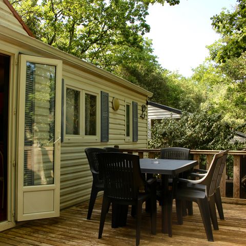 Stacaravan 4 personen - "Flores" met airconditioning