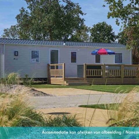 Stacaravan 6 personen - Chalet groot 3 slaapkamers met terras (6 personen)