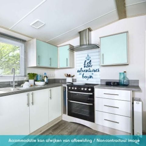 Stacaravan 6 personen - Chalet groot 3 slaapkamers met terras (6 personen)
