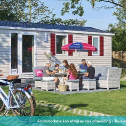 MOBILHOME 6 personnes - Mobil home Elégance 3 chambres (6 pers) terrasse
