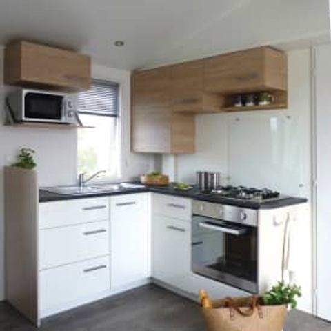 MOBILHOME 6 personnes - Mobil home Elégance 3 chambres (6 pers) terrasse