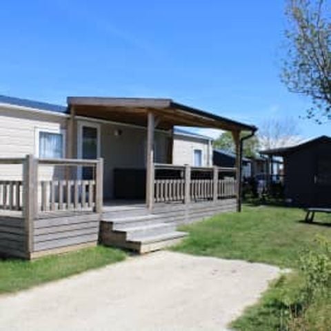 MOBILHOME 6 personas - Excellence 3 habitaciones (6 pers) terraza
