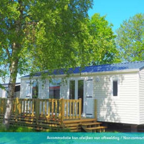 Mobilheim 4 Personen - Mobilheim Elégance 2 schlafzimmer terrasse