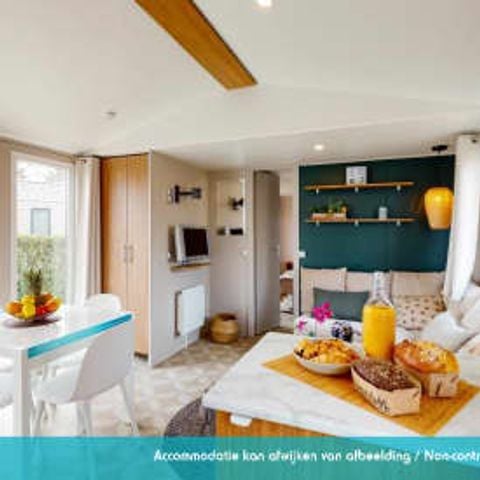 Stacaravan 4 personen - Stacaravan Excellence 2 slaapkamers (4 pers) terras