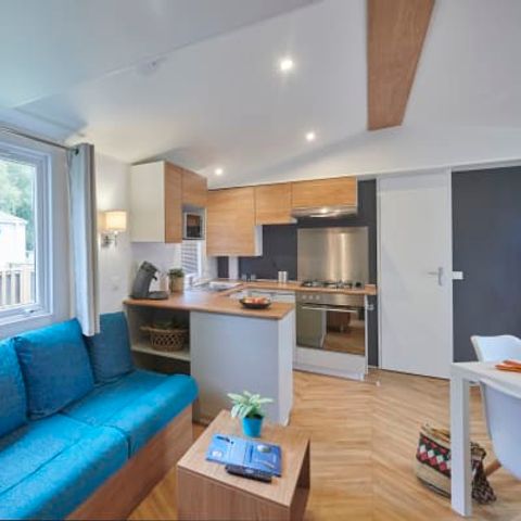 MOBILHOME 6 personas - Excellence 3 chambres avec terras (6 personen)