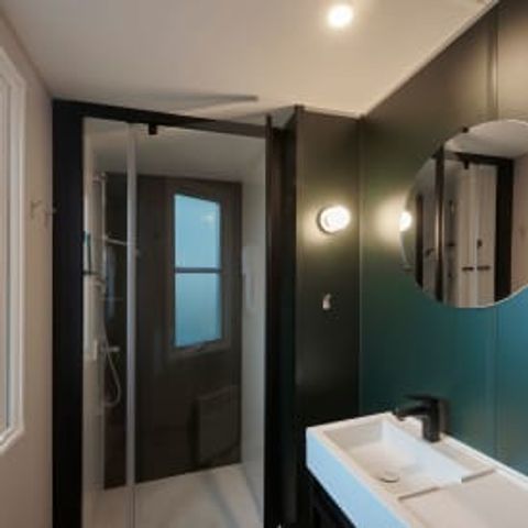 Stacaravan 6 personen - Elegance 3 slaapkamers (6pers) met terras