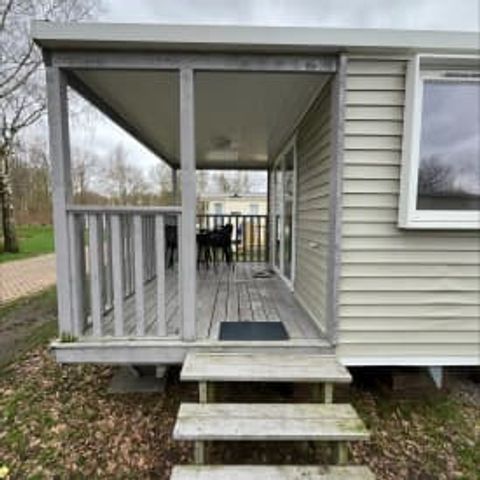 MOBILHOME 4 personnes - Mobil home Esprit 2 chambres (4 pers) terrasse