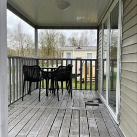 MOBILHOME 4 personnes - Mobil home Esprit 2 chambres (4 pers) terrasse