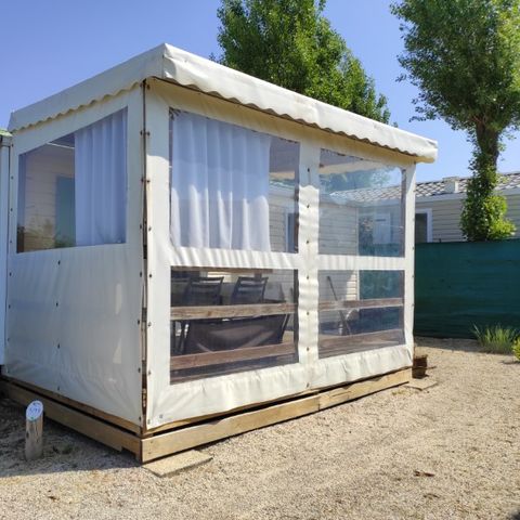 Mobile home 4 persons - 2-bedroom Chalet Mobile Confort approx. 28m² living area