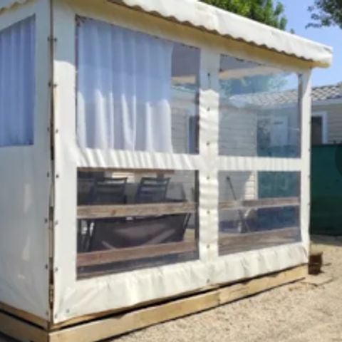 Stacaravan 4 personen - Chalet Mobile Confort met 2 slaapkamers Ca. 28m² woonoppervlakte