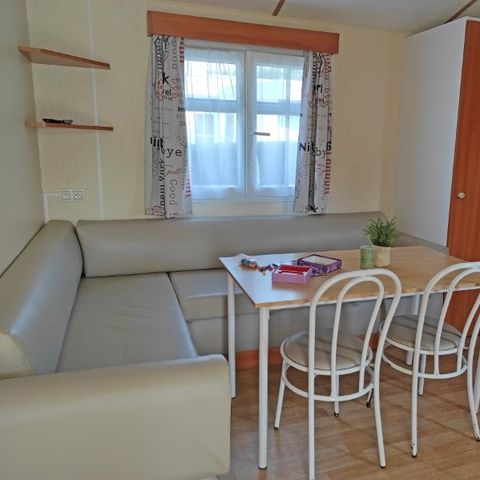 Mobile home 4 persons - 2-bedroom Chalet Mobile Confort approx. 28m² living area