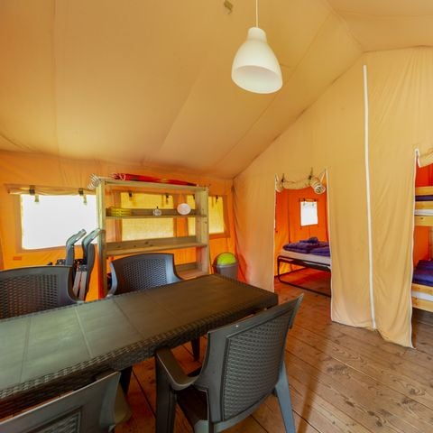 Safaritent 6 personen - Vakantiepark Herperduin - Safaritent 6 personen