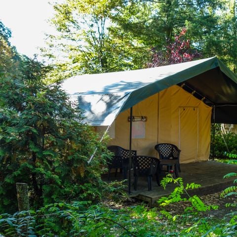 TENTE TOILE ET BOIS 6 personnes - Parc de vacances Herperduin - Tente Safari 6 personnes
