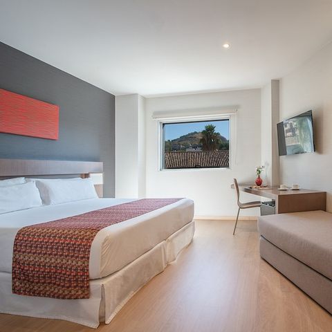 Slaapkamer 4 personen - Hotelkamer Family Room (2 adults + 2 children)