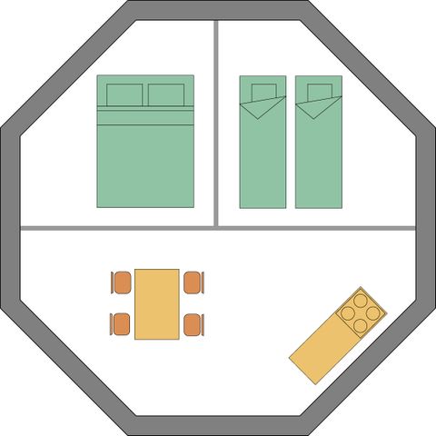 TIENDA DE CAMPAÑA 4 personas - Tienda Tipi