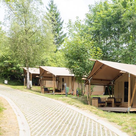 Tente en toile et en bois 4 personnes - Comet