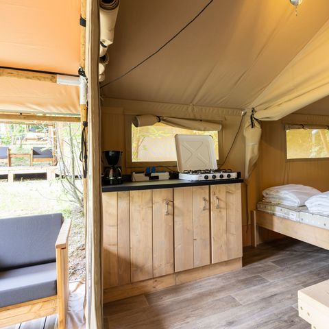 Tente en toile et en bois 4 personnes - Comet