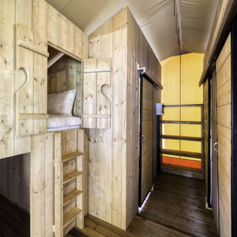 Tente en toile et en bois 7 personnes - Sunshine 49