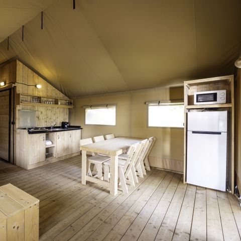 Tente en toile et en bois 7 personnes - Sunshine 49