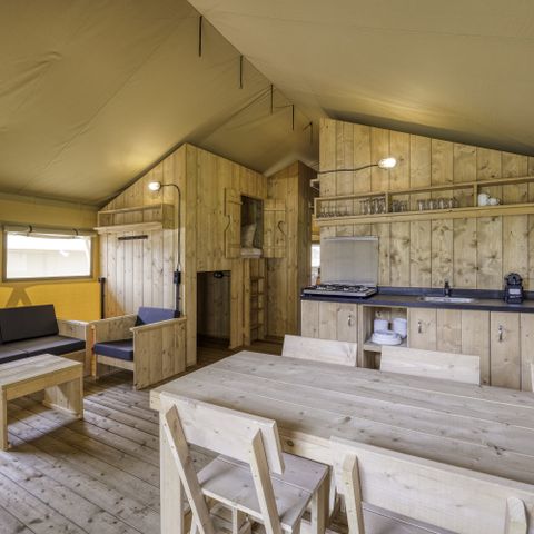 Tente en toile et en bois 7 personnes - Sunshine 49