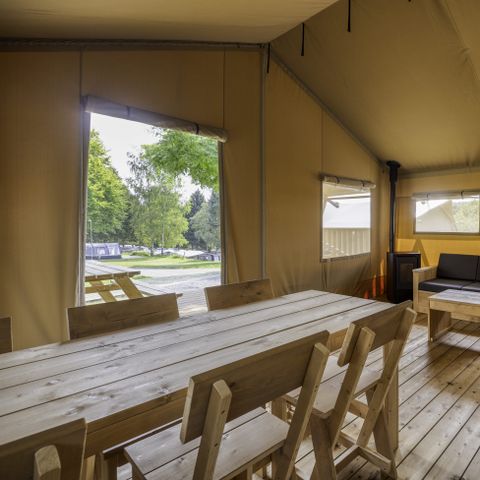 Tente en toile et en bois 7 personnes - Sunshine 49