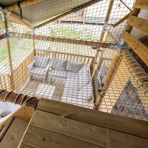 Tente en toile et en bois 8 personnes - Ranger Lodge