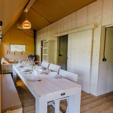 Tente en toile et en bois 8 personnes - Ranger Lodge