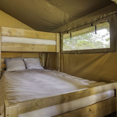 Tente en toile et en bois 5 personnes - Comet 27