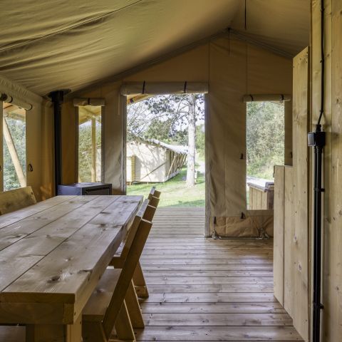 Tente en toile et en bois 5 personnes - Comet 27