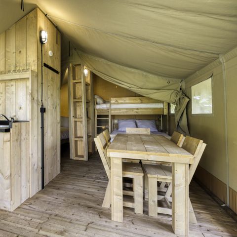 Tente en toile et en bois 5 personnes - Comet 27