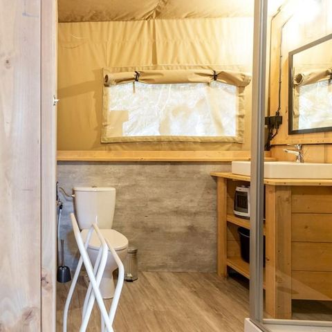Tente en toile et en bois 5 personnes - Stardust 40
