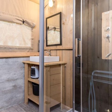 Tente en toile et en bois 5 personnes - Stardust 40