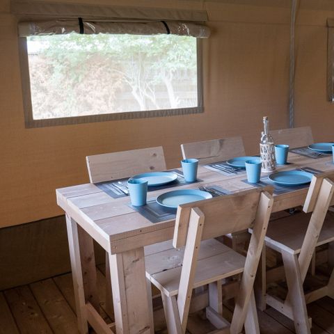 TENTE TOILE ET BOIS 6 personnes