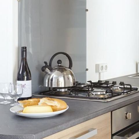 MOBILHOME 4 personas - Premium | 2 Dormitorios | 4 Pers. | Terraza elevada | Aire acondicionado.