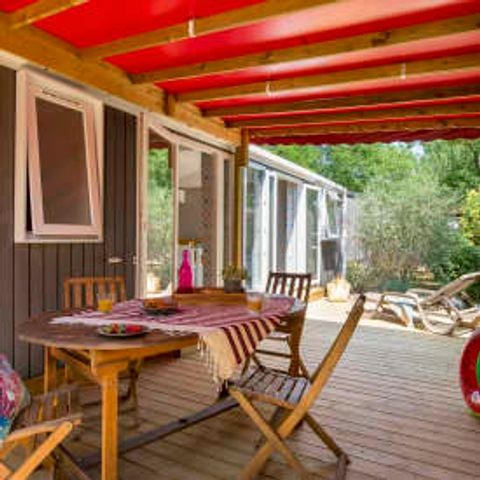 MOBILHOME 6 personas - Cabaña PROVENCAL 6p 3ch 2 Sdb Clim ****