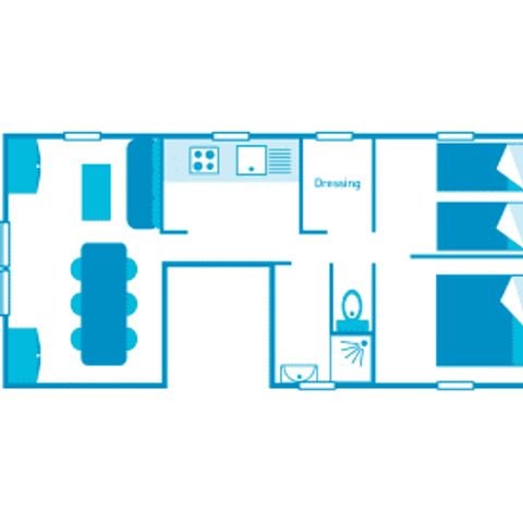Villa 6 personen - Villa Tropicale 4/6p 2ch ****