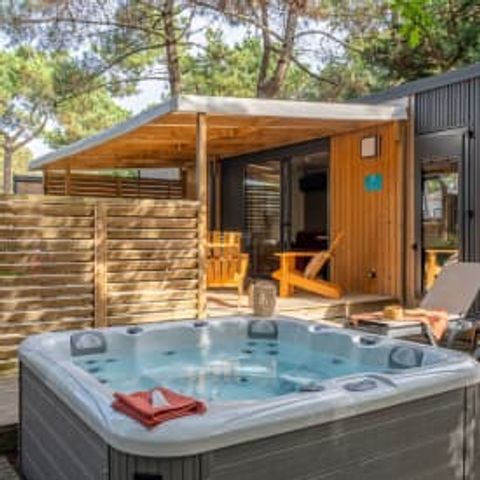 Mobilheim 6 Personen - Cottage 6p 3ch 2SdB PREMIUM SPA